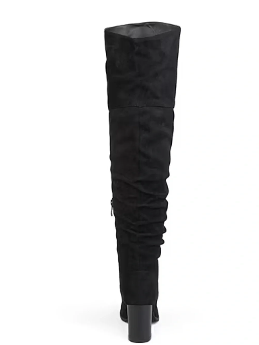 Women's KAISON Black Over-the-Knee Block Heel Boots